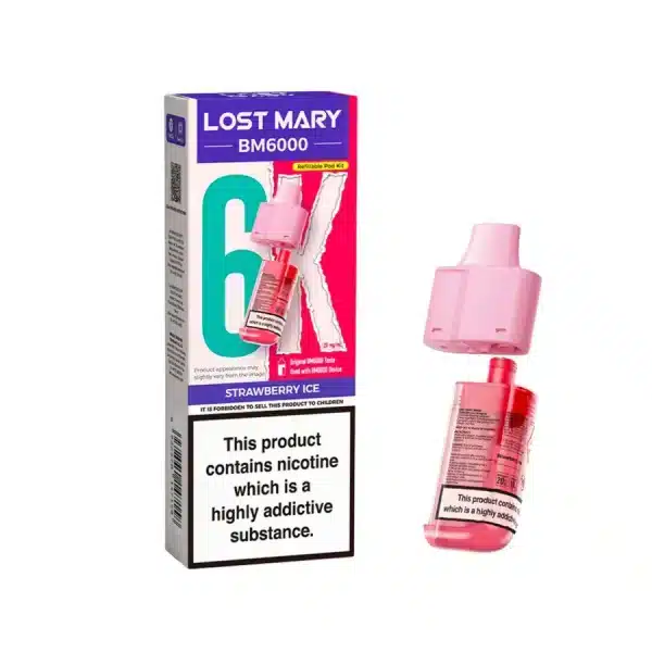Lost Mary BM6000 Refill Pods Strawberry Ice