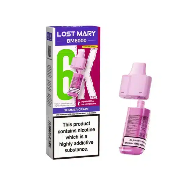 Lost Mary BM6000 Refill Pods Summer Grape