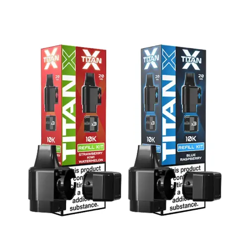 Titan X Prefilled Pods Group Image