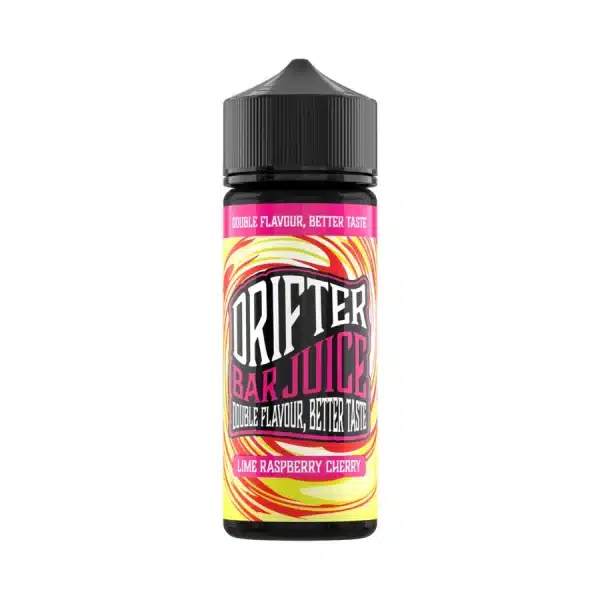 Drifter Bar Juice E-liquid 100ml Shortfill Lime Raspberry Cherry