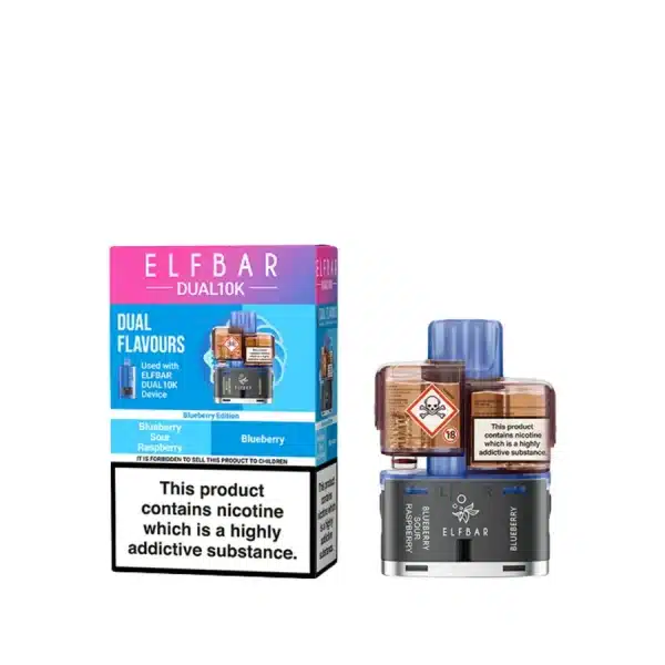 Elf Bar Dual 10K Prefilled Pods Blueberry Edition