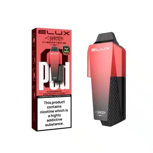 Elux Cyberover 6K Refill Pods Strawberry Raspberry Cherry