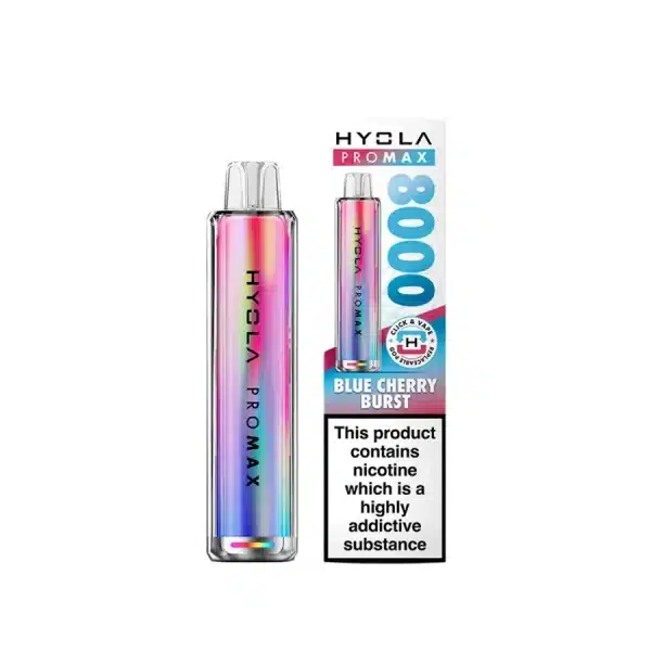 Hyola Pro Max 8000 Vape Kit Blue Cherry Burst