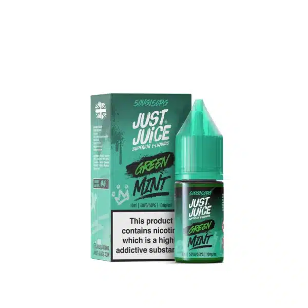 Just Juice Mint 10ml Nic Salt Green Mint