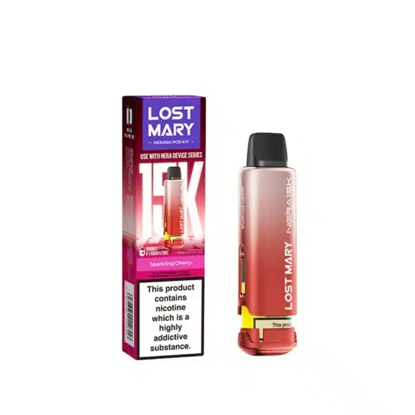 Lost Mary Nera 15K Replacement Prefilled Pod Sparkling Cherry