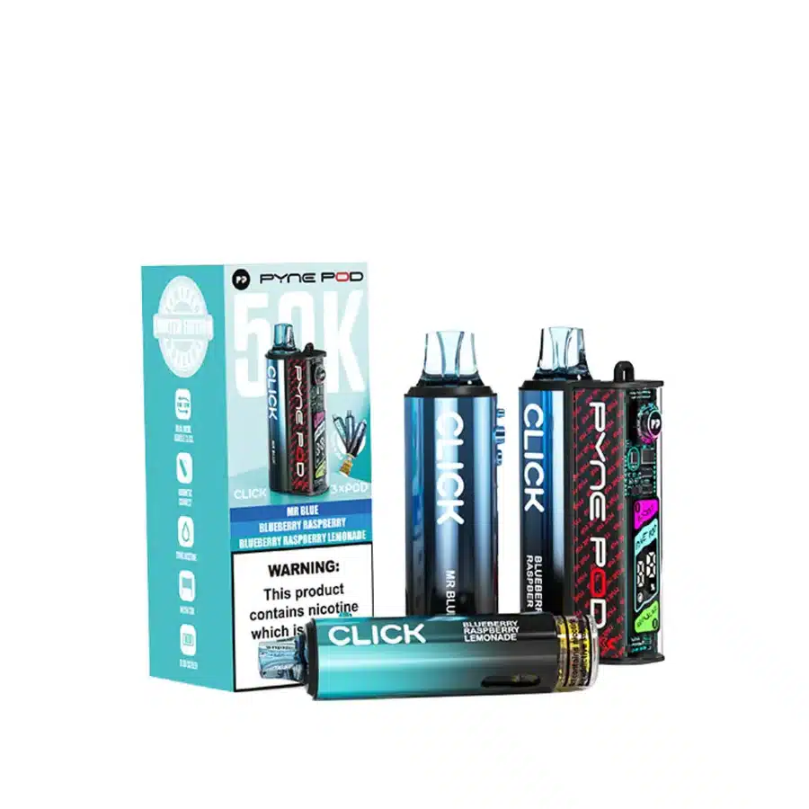 Pyne Pod Click 50K Vape Kit Blue Edition