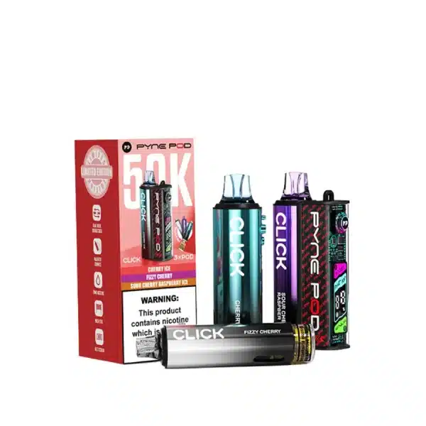 Pyne Pod Click 50K Vape Kit Cherry Edition