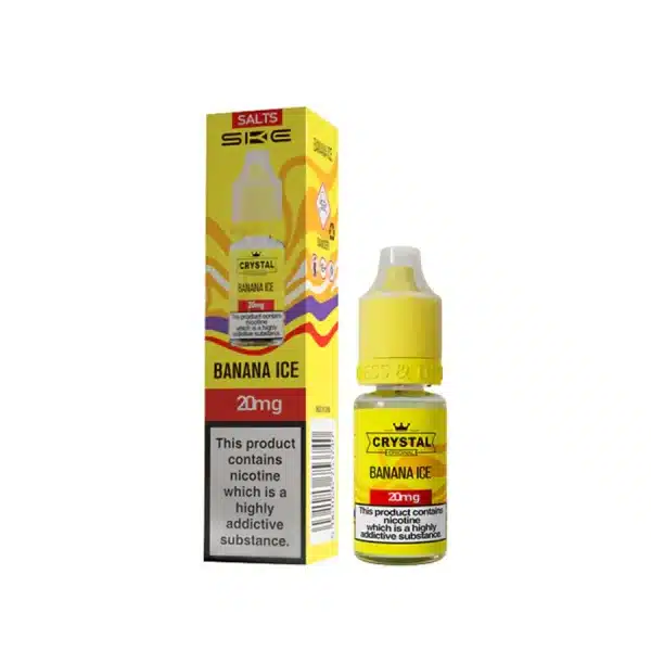SKE Crystal Original Nic Salts 10ml V1 & V2 Banana Ice