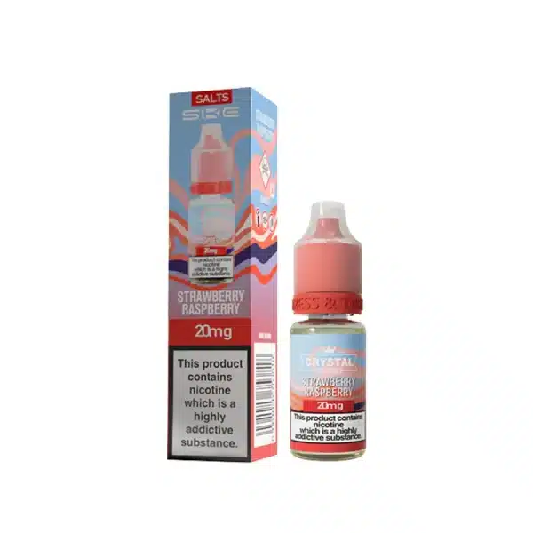 SKE Crystal Original Nic Salts 10ml V1 & V2 Strawberry Raspberry