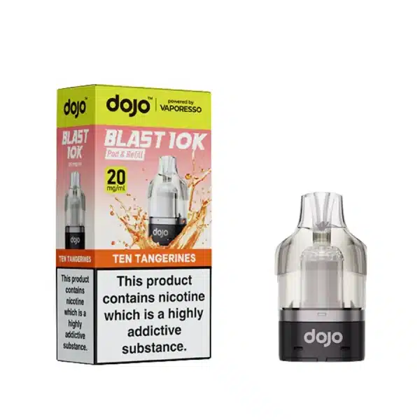 Vaporesso Dojo Blast 10K Prefilled Pods Ten Tangerines