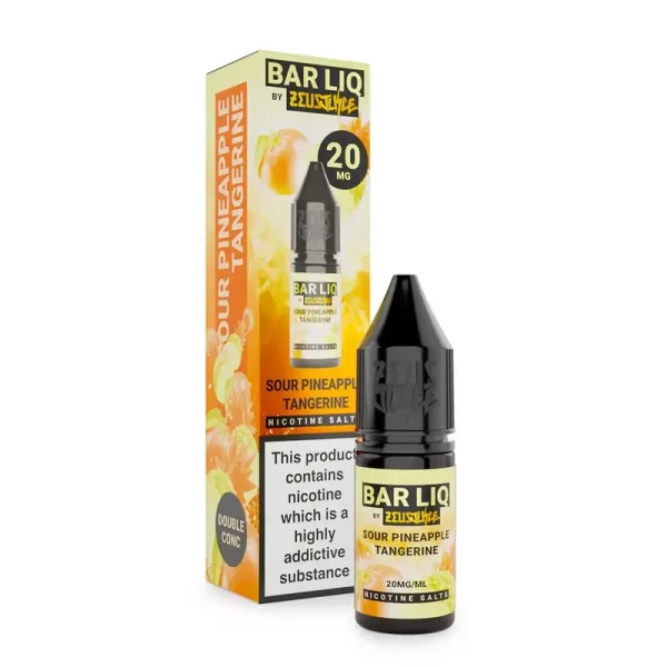 Zeus Juice Bar Liq Nic Salts Sour Pineapple Tangerine