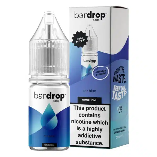 Bar Drop Salts 10ml Mr Blue