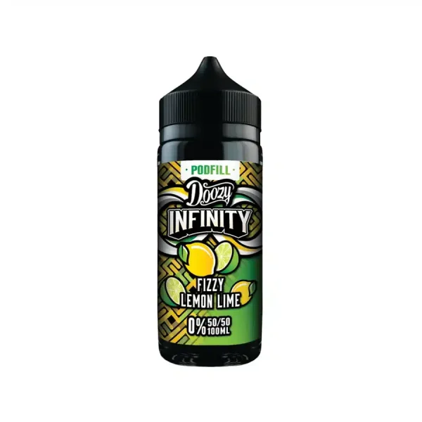 Doozy Infinity Pod Fill 5050 100ml Shortfill Fizzy Lemon Lime