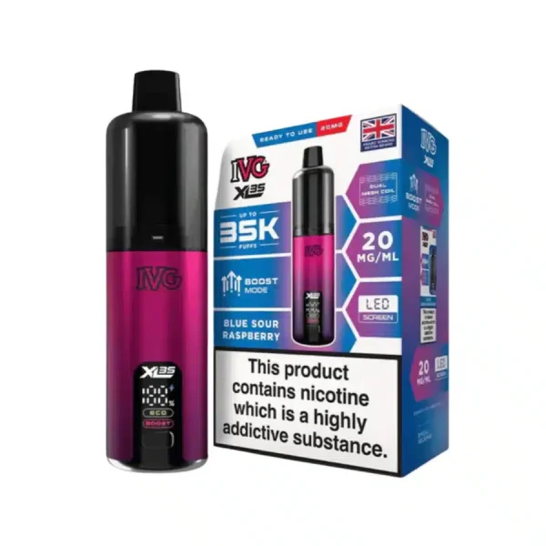 IVG XL35 Vape Kit Blueberry Sour Raspberry