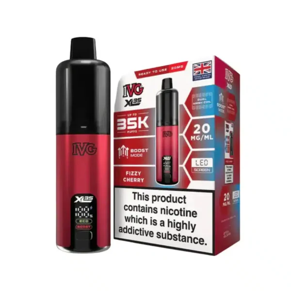 IVG XL35 Vape Kit Fizzy Cherry