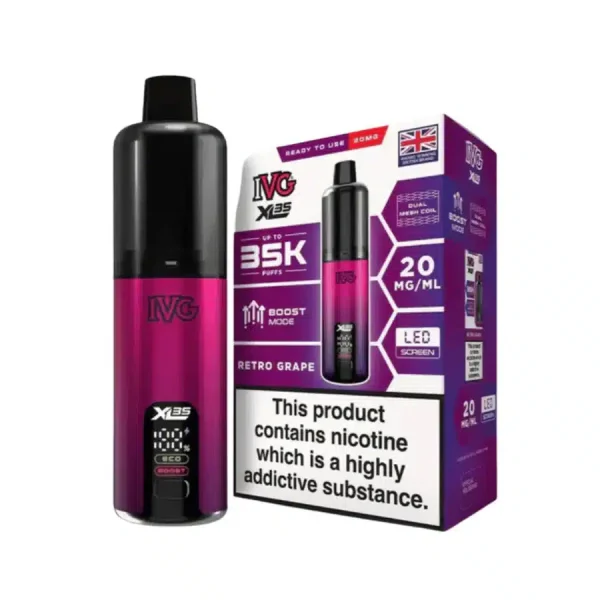 IVG XL35 Vape Kit Retro Grape
