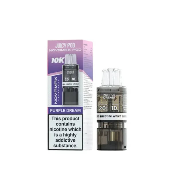 Juicy Pod NovaMax 10K Prefilled Pods Purple Dream
